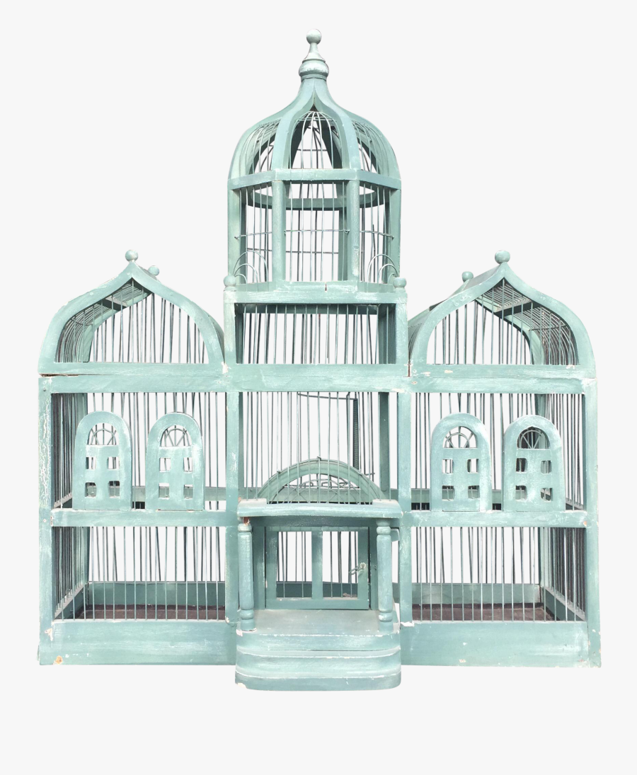 Victorian Metal Green Chairish - Cage, Transparent Clipart