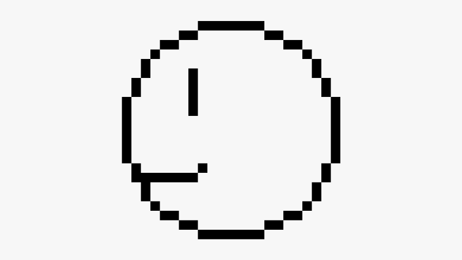 Smiley Face Pixel Art, Transparent Clipart