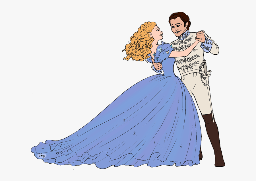 Dress Clipart Cinderella - Live Action Cinderella Dancing, Transparent Clipart