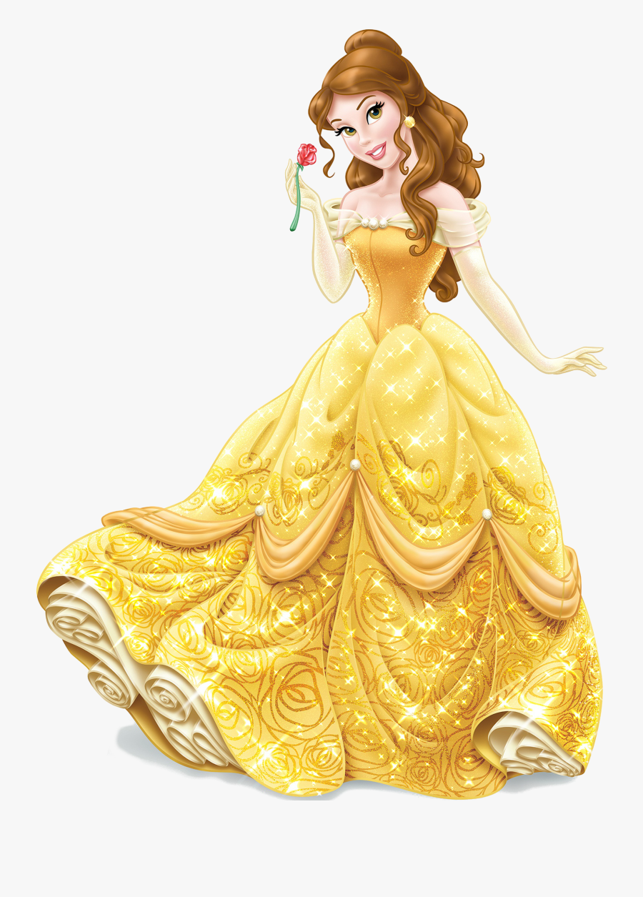 And Beauty Ariel Belle Cinderella Jasmine Beast Clipart - Belle Disney Princess, Transparent Clipart