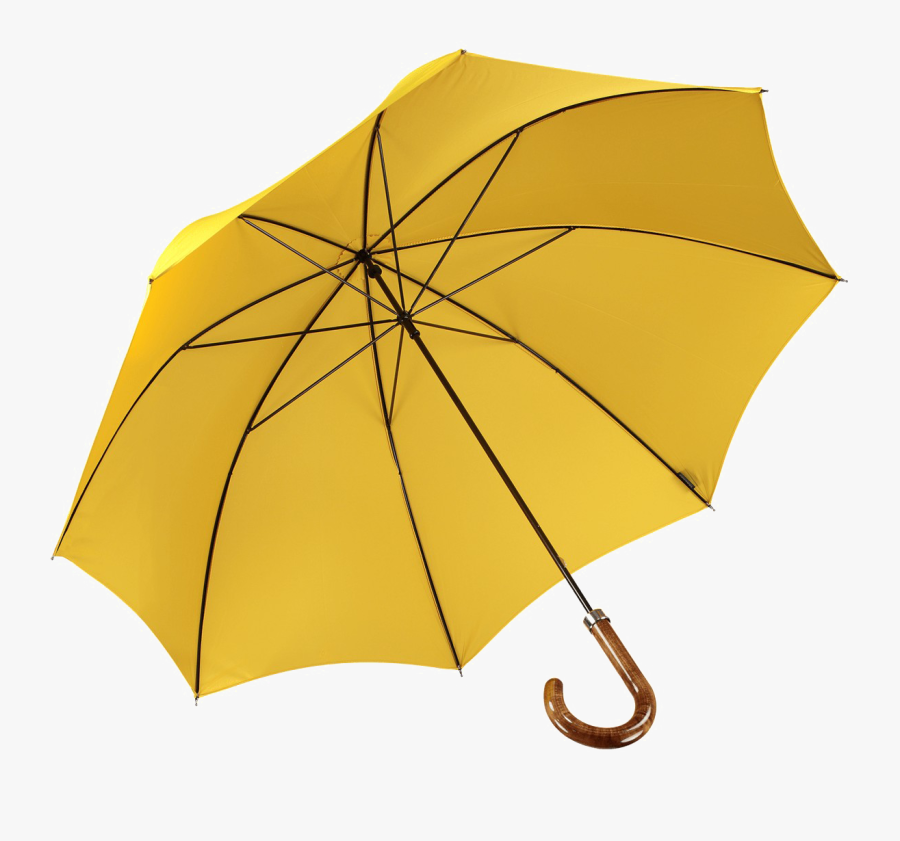 Transparent Yellow Umbrella Clipart - Yellow Umbrella Png, Transparent Clipart