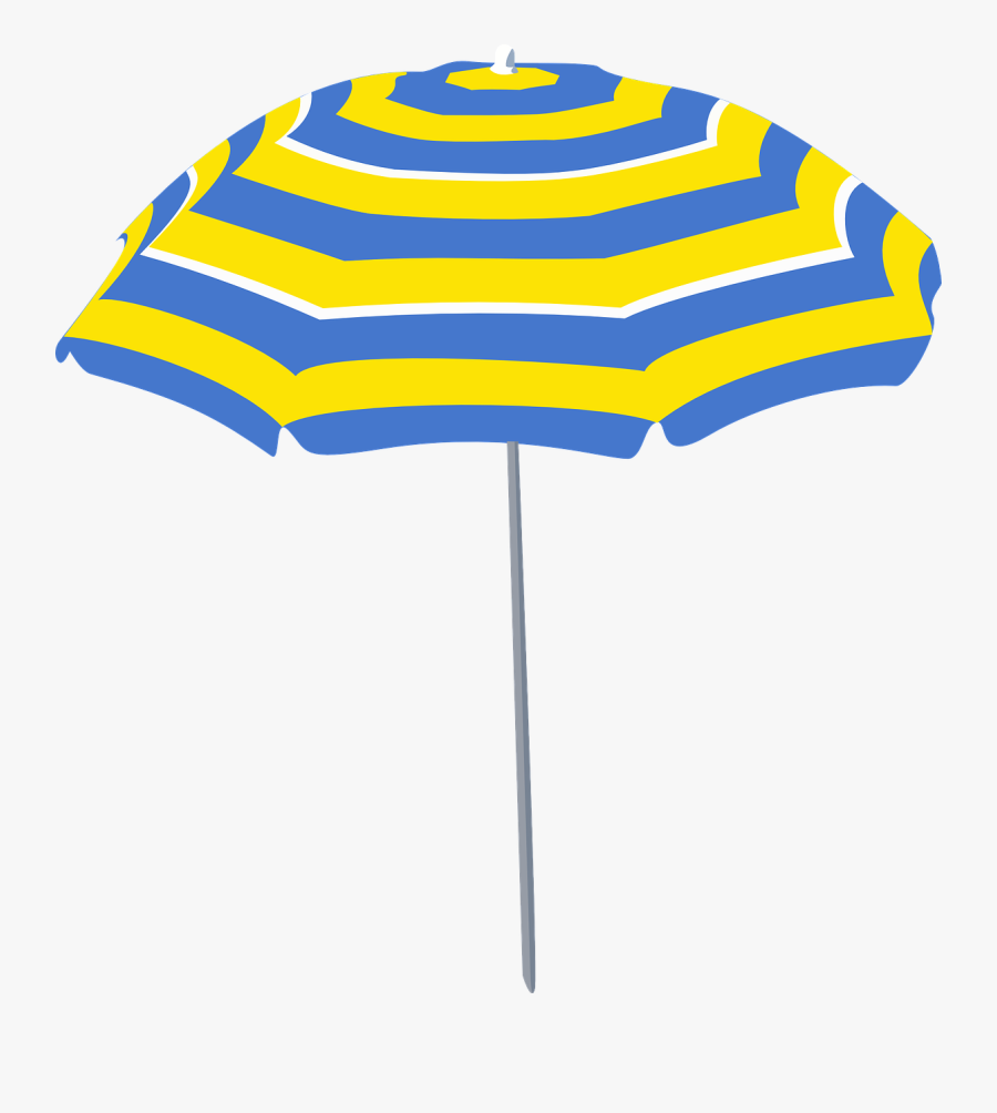 Transparent Beach Umbrella, Transparent Clipart