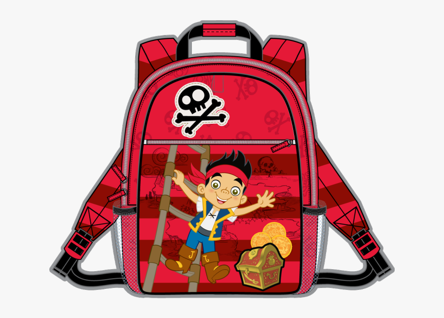 Jake And The Neverland Pirates Backpack, Transparent Clipart