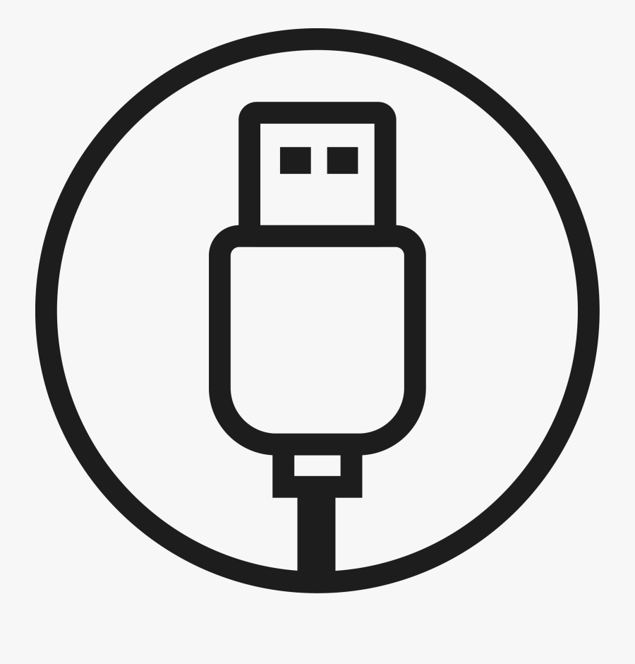 Symbol Usb Cable Png, Transparent Clipart