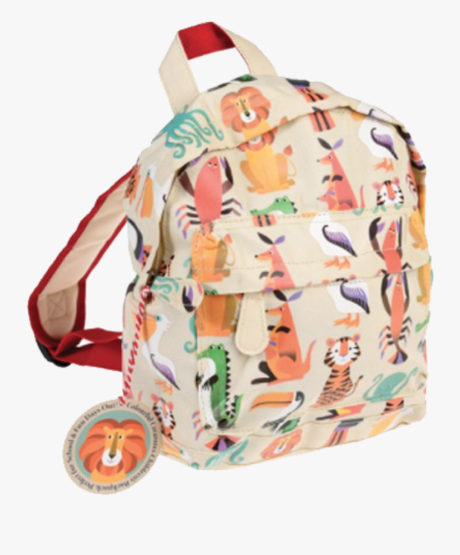 Colourful Creatures Backpack Thumbnails - Rex London Plecak, Transparent Clipart
