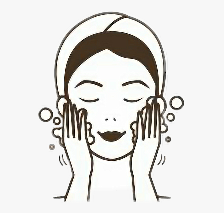 #facial #clean #face #spa - Sticker To Clean Face, Transparent Clipart