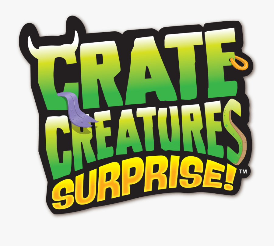 Crate Creatures Surprise Logo, Transparent Clipart