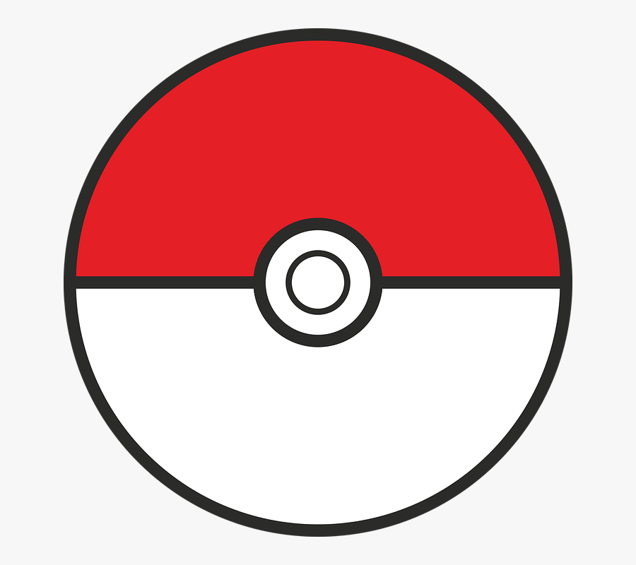 Pokeball Flat Png Transparent Clipart Image - Poke Ball Transparent, Transparent Clipart
