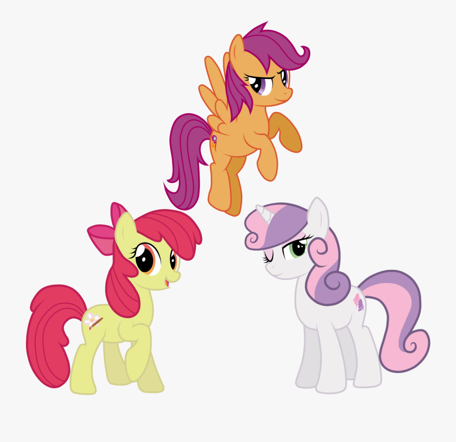 Pony Sweetie Belle Applejack Twilight Sparkle Scootaloo - Cutie Mark Crusaders Grown Up, Transparent Clipart