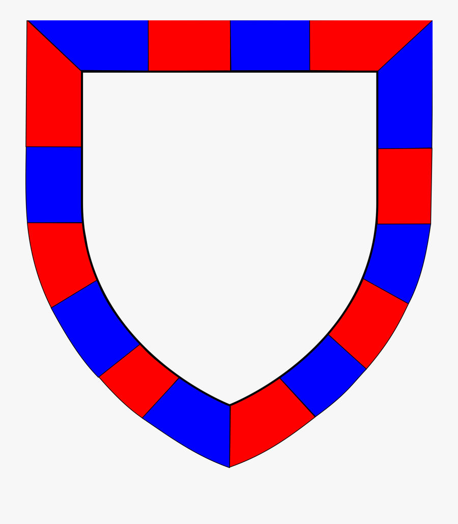 Pièce Héraldique Bordure Componée De Seize Pièces - Bordure Componée Blason, Transparent Clipart