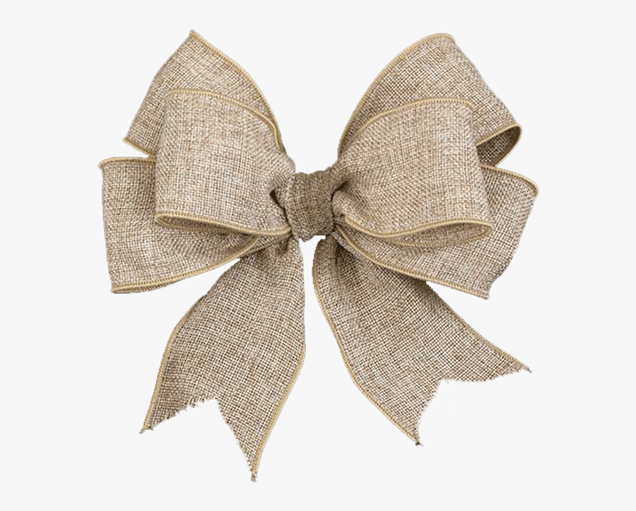 Transparent Burlap Bow Png, Transparent Clipart