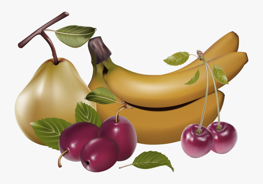Clipart Banana Local Fruit - Cherry Vector, Transparent Clipart