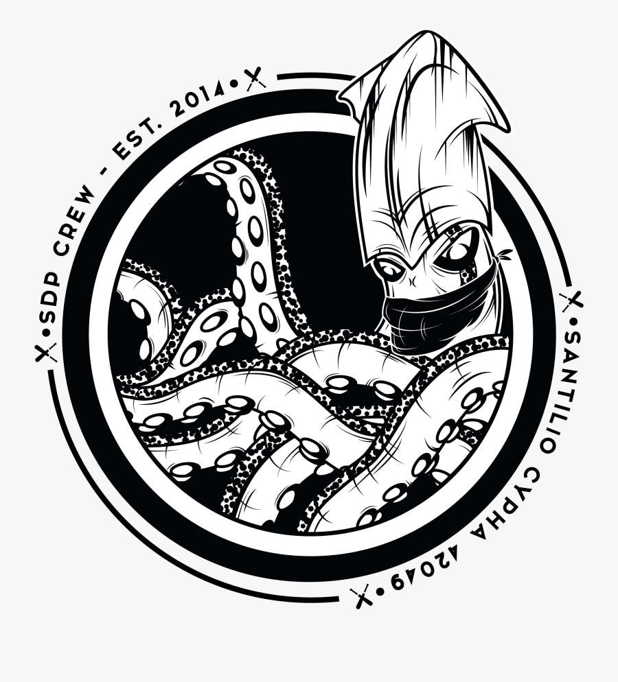 Squid Drawing Kraken - Stephen King, Transparent Clipart