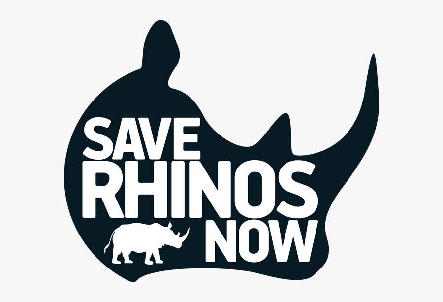 Save The Rhino Png, Transparent Clipart