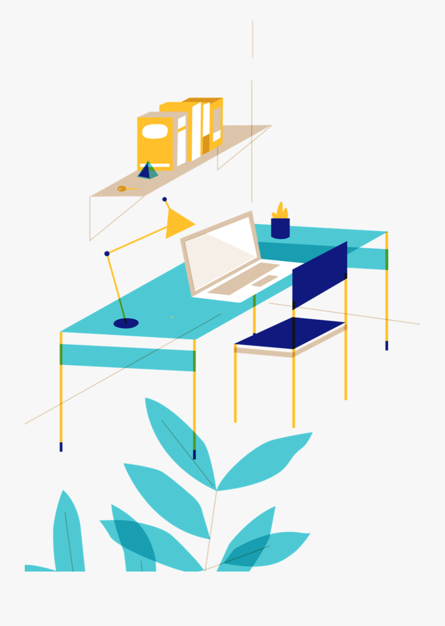 Rhino Room Illustration, Transparent Clipart