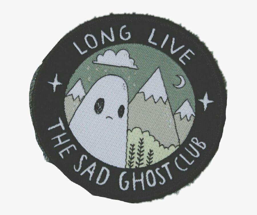 Sad Ghost Round Tumblr Indie Emotions Mountains Emblem