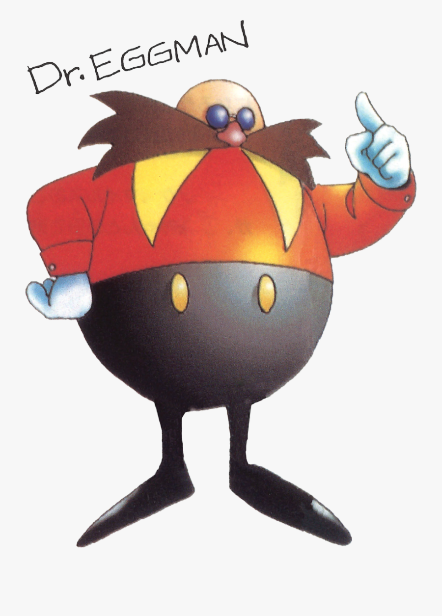 Transparent Dr Eggman Png - Dr Eggman Original Design, Transparent Clipart
