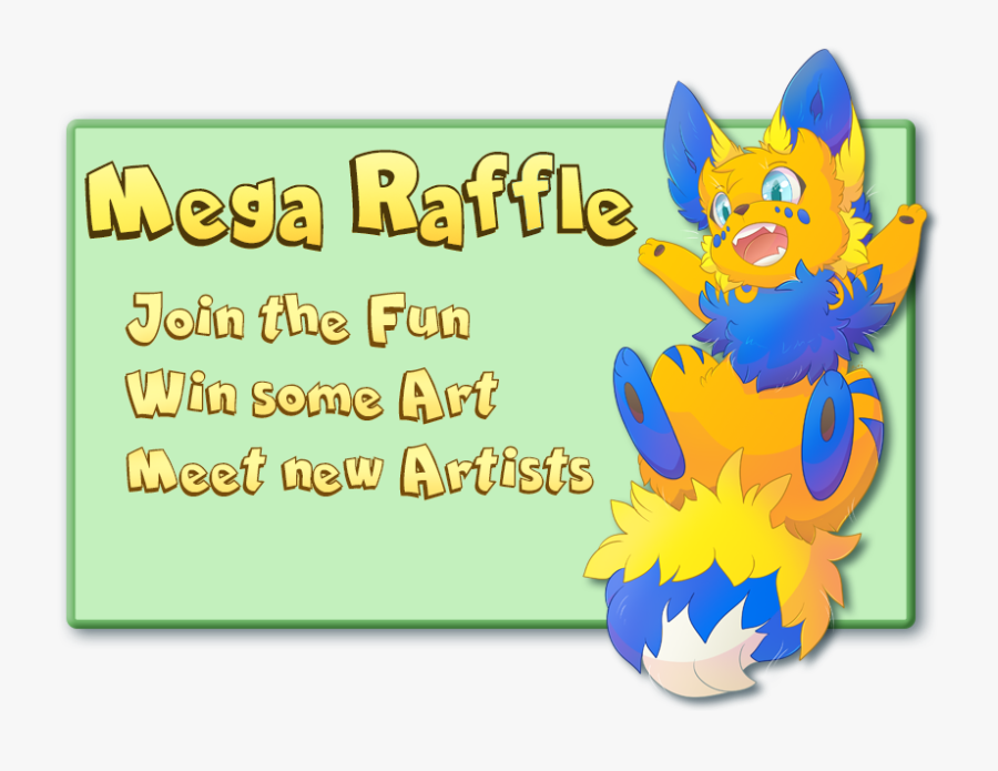 Mega Raffle [advertisement] - Guadeloupean League Of Football, Transparent Clipart
