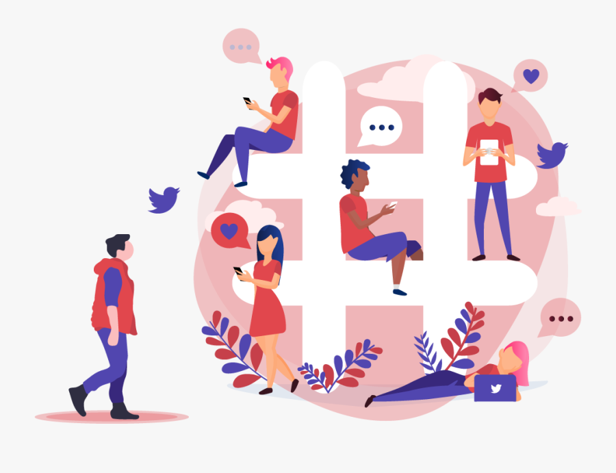 Twitter Advertising Services - Relaciones Humanas Dibujos, Transparent Clipart