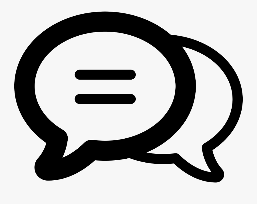Clip Art,line,black And White,line - Speech Bubble Png Logo, Transparent Clipart