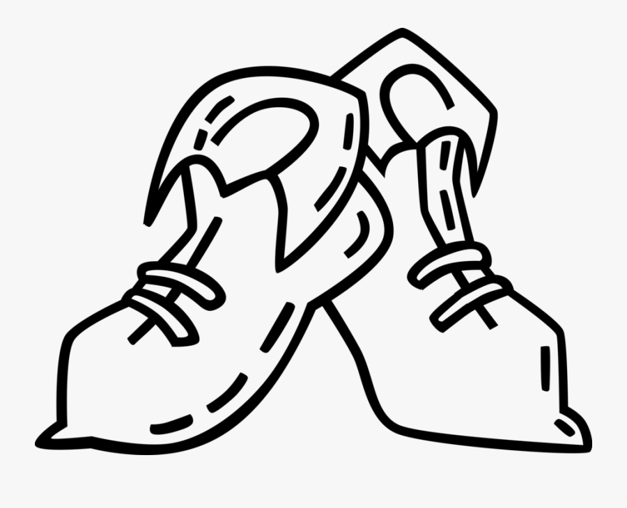 Feet Drawing Elf - Elf Shoes Clipart Black And White, Transparent Clipart