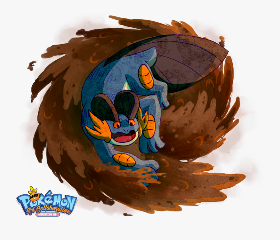 Swampert Muddy Water, Transparent Clipart