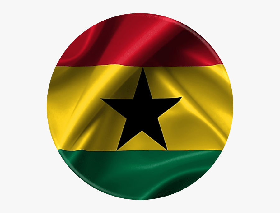 Ghana Flag, Transparent Clipart
