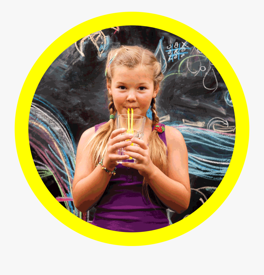 Kid Drinking Water Clipart, Transparent Clipart