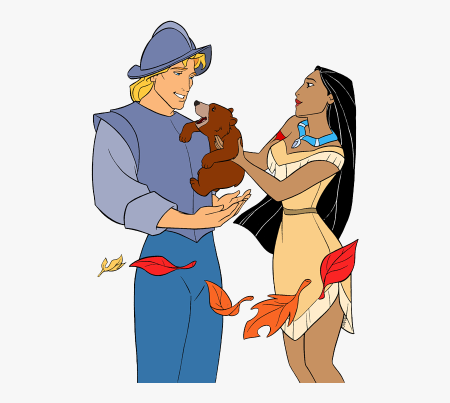 Pocahontas And John Smith Clipart, Transparent Clipart