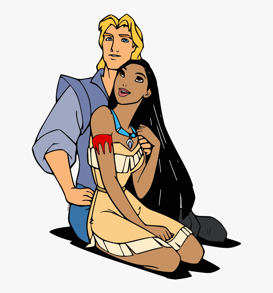 Pocahontas E John Smith Disney, Transparent Clipart