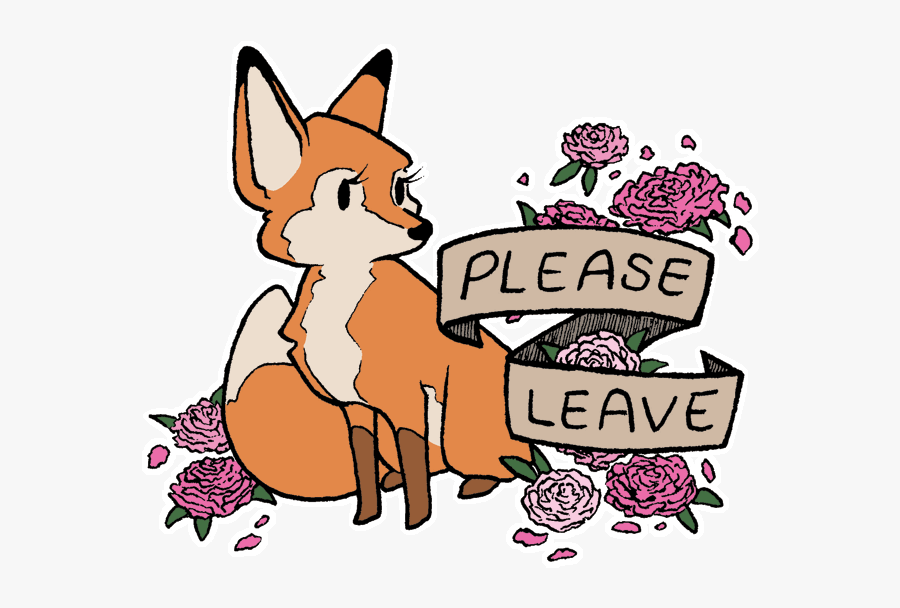 Don T Talk To Me Fox, Transparent Clipart