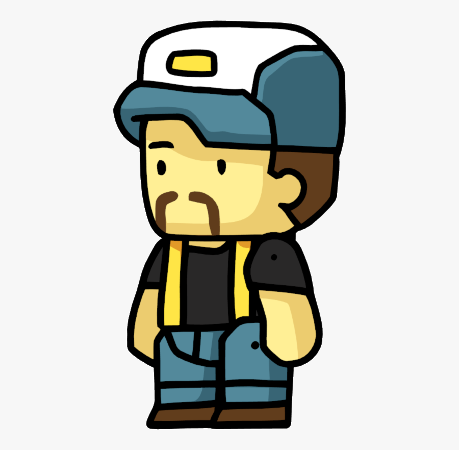 Female Truck Driver - Scribblenauts Person, Transparent Clipart