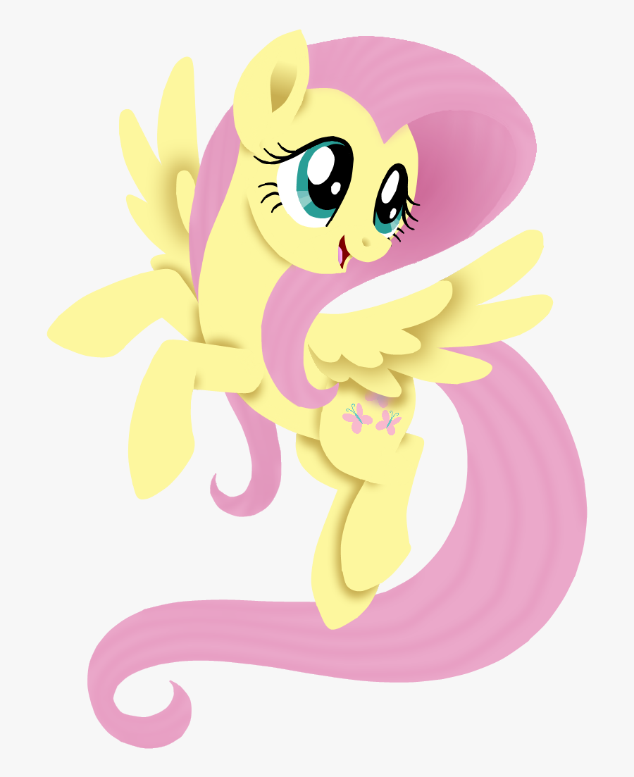 Fluttershy Little Pony Characters, Transparent Clipart