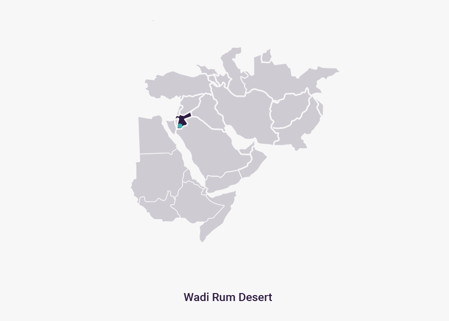 Wadi Rum Desert - Map, Transparent Clipart