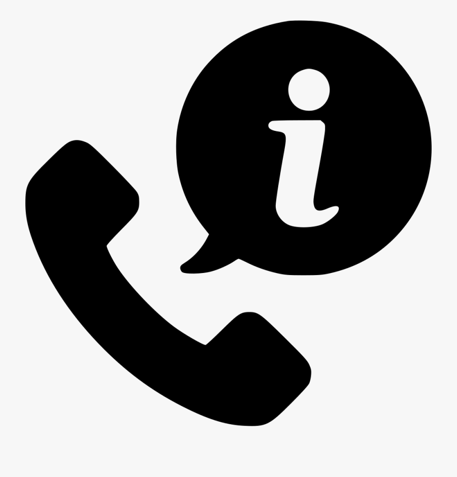 Info Phone Contact Information Support Help Telephone - Icono De Atencion A Clientes, Transparent Clipart
