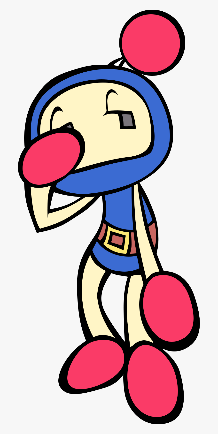 Tired Clipart Lethargic - Super Bomberman R Blue, Transparent Clipart