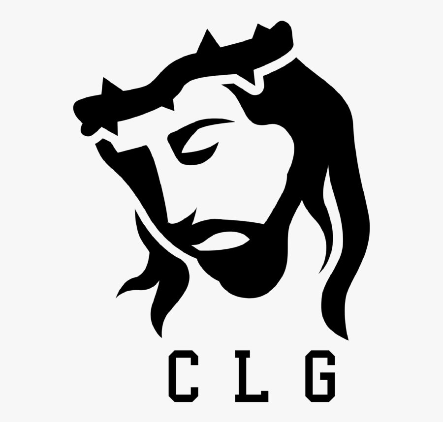 Jesus Icon Black And White, Transparent Clipart