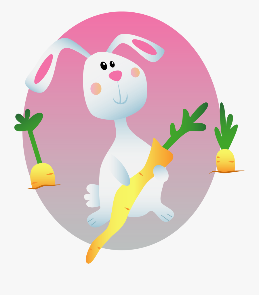 Easter Clipart Scene - Cartoon, Transparent Clipart