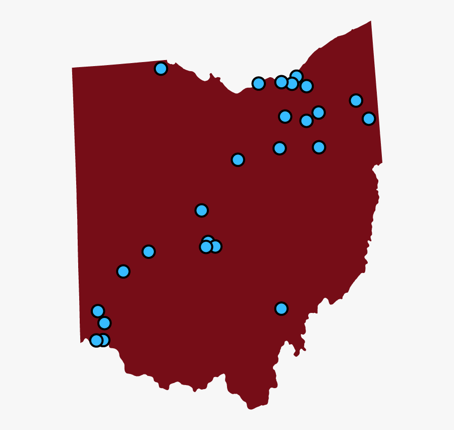 Planned Parenthood Centers - Ohio 2016 Election Results By County, Transparent Clipart