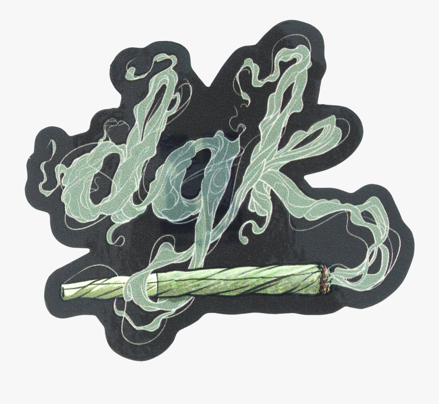 Dgk Spliff Sticker Single - Sticker Dirty Ghetto Kid, Transparent Clipart