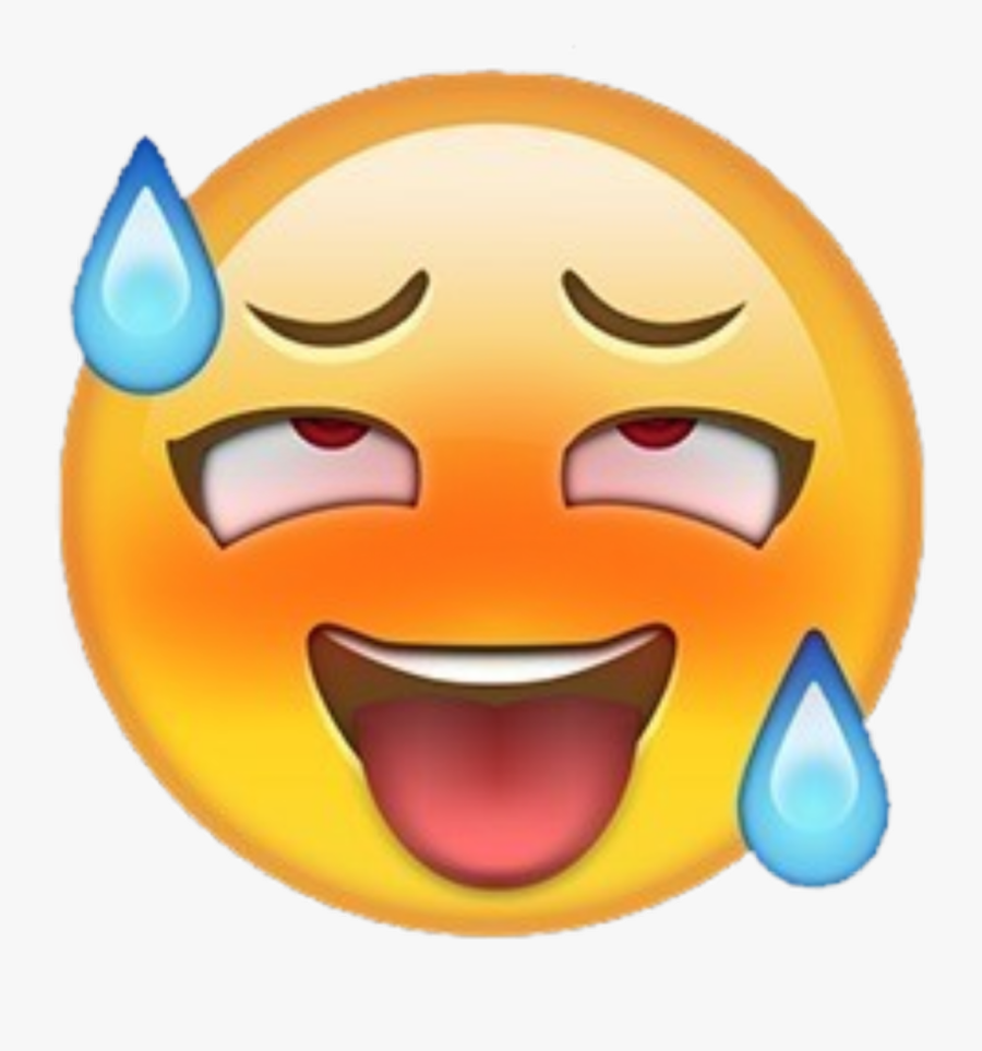 Transparent Cringe Clipart - Ahegao Emoji, Transparent Clipart
