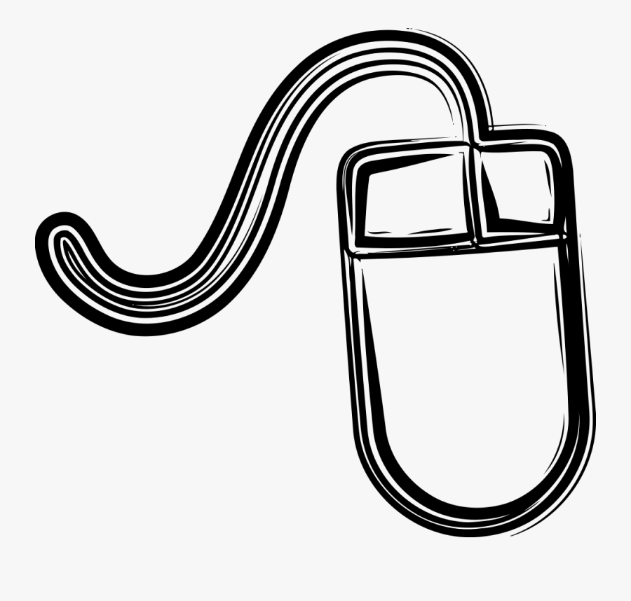 Sketched Mouse, Transparent Clipart