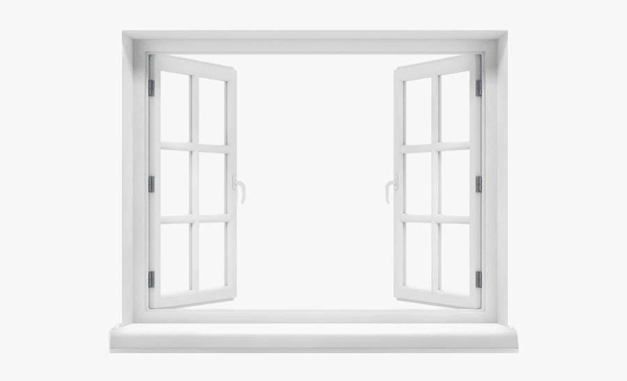 Window - Open Window Transparent Background, Transparent Clipart