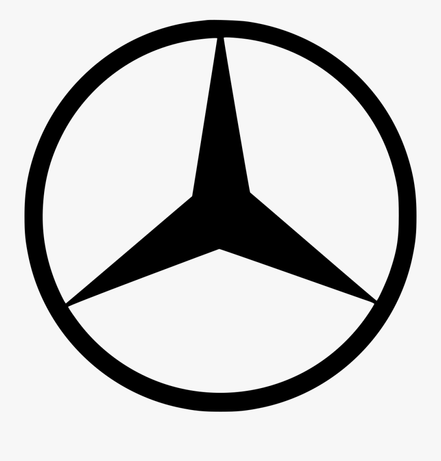 Mercedes Benz Auto Autobile Brand Label - Mercedes Benz Icon Png, Transparent Clipart