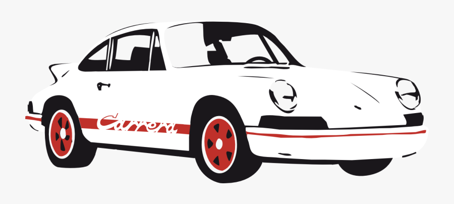 Bmw Clipart Porsche - Sports Car Clipart Black And White, Transparent Clipart