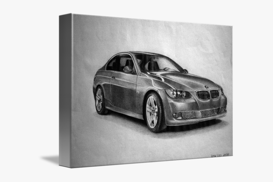 Drawn Bmw Exotic Car - Bmw 5 Series, Transparent Clipart