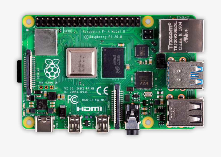 Raspberry Pi - Raspberry Pi 4 Board , Free Transparent Clipart - ClipartKey