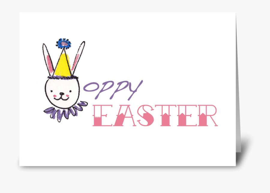 Hoppy Easter Greeting Card - Booze And Boys With Tattoos, Transparent Clipart