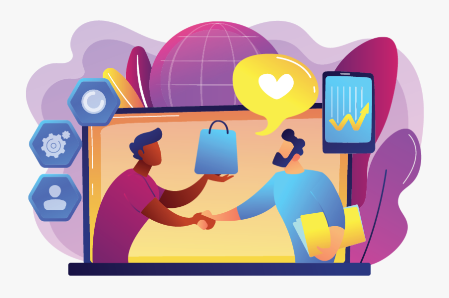 Customer Relationship Manager Vector, Transparent Clipart