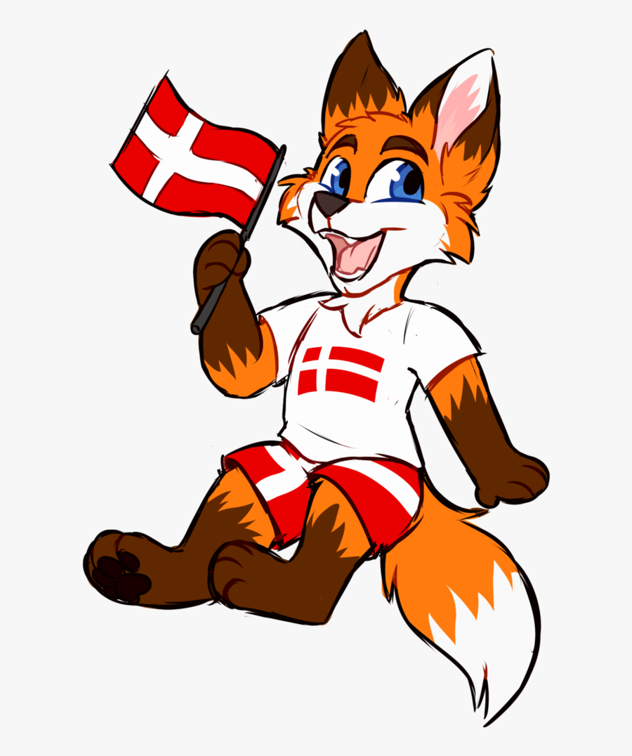 Mike The Danish Fox - Cartoon, Transparent Clipart